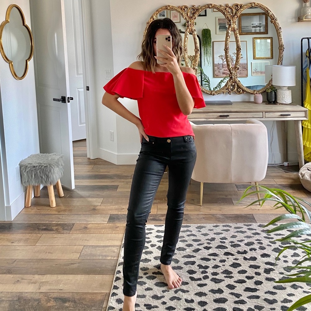 Coated skinny jeans - Picture 1 of 16